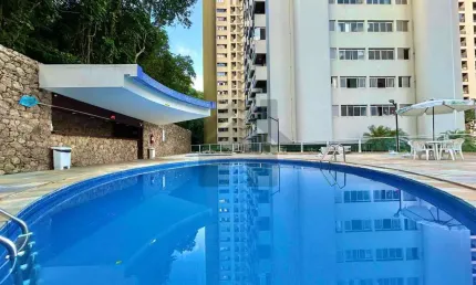 Apartamento à venda na pitangueiras no guarujá | piscina e churrasqueira