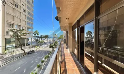 Apartamento vista mar à venda na pitangueiras no guarujá | frente mar