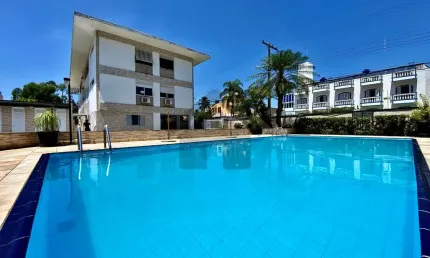 Apartamento à venda na enseada no guarujá | lado praia piscina e churrasqueira
