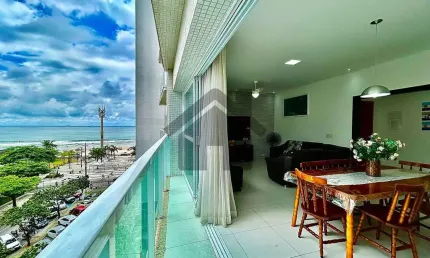 Apartamento vista mar à venda na pitangueiras no guarujá | centro