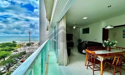 Apartamento vista mar à venda na pitangueiras no guarujá | centro