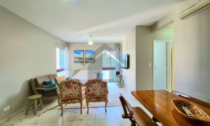Apartamento  na praia de pitangueiras no guarujá | uma quadra do mar
