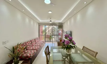 Apartamento à venda na enseada no guarujá | piscina aquecida