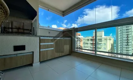 Apartamento para Locação Anual na Pitangueiras no Guarujá | Varanda Gourmet