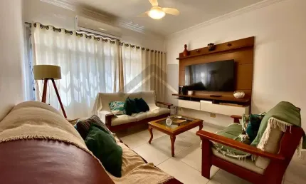 Apartamento à venda na enseada no guarujá | lado praia piscina e churrasqueira