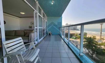 Apartamento vista mar à venda na pitangueiras no guarujá | frente mar