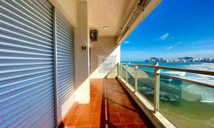 Apartamento Frente Mar na Pitangueiras no Guarujá | Vista Mar