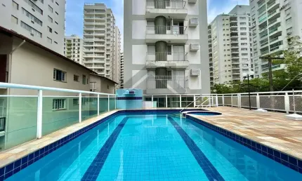 Apartamento à venda na pitangueiras no guarujá | piscina e churrasqueira