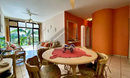 Apartamento à venda na enseada no guarujá | piscina e churrasqueira