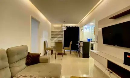 Apartamento à venda na pitangueiras no guarujá | quadra do mar