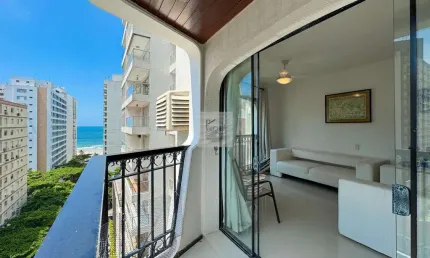 Apartamento à Venda na Pitangueiras no Guarujá | Churrasqueira e 2 Vagas