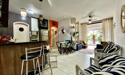 Apartamento à venda na enseada no guarujá | piscina e churrasqueira