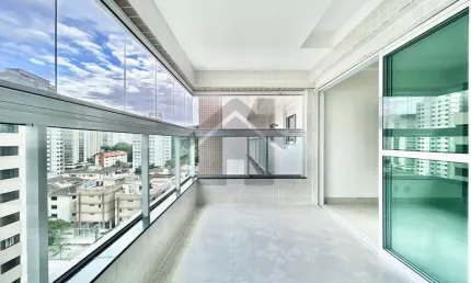 Apartamento varanda gourmet à venda na astúrias no guarujá | lazer completo