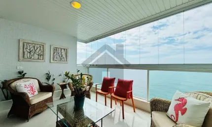 Cobertura vista mar à venda na pitangueiras no guarujá | qvista inteligência imobiliária guarujá