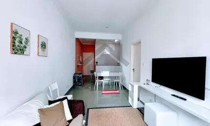 Apartamento à venda na pitangueiras no guarujá | uma quadra do mar