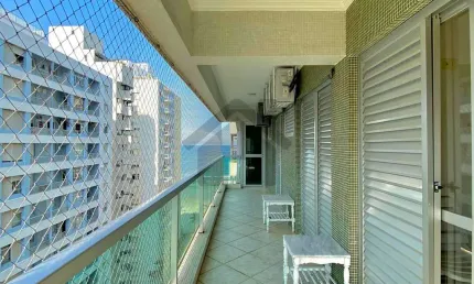 Apartamento à venda na pitangueiras no guarujá | quadra mar e piscina