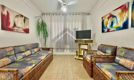 Apartamento à venda na pitangueiras no guarujá | uma quadra do mar