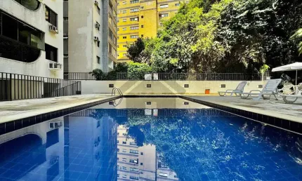 Apartamento à venda na pitangueiras no guarujá | piscina e 2 vagas