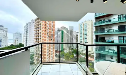 Apartamento à venda na pitangueiras no guarujá | piscina e churrasqueira