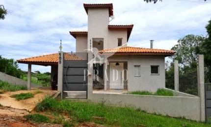CASA EM COND. FECHADO - 4 SUÍTES,  S. MARIA LARANJAL - ATIBAIA/SP