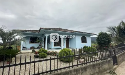 Casa à venda em beira rio, antônio carlos - sc | com açude e galpão no terreno