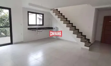 Cobertura à venda, 2 quartos, 1 suíte, 2 vagas, Vila Guiomar - Santo André/SP