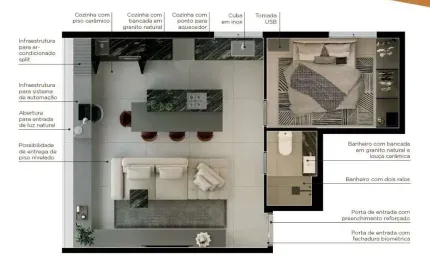 Studio à venda, 1 quarto, 1 vaga, centro - são caetano do sul/sp
