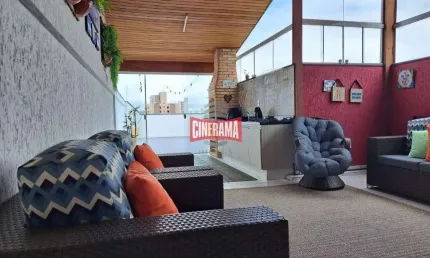Cobertura à venda, 2 quartos, 1 vaga, campestre - santo andré/sp