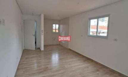 Cobertura à venda, 2 quartos, 1 suíte, 2 vagas, Campestre - Santo André/SP