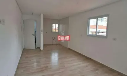 Cobertura à venda, 2 quartos, 1 suíte, 2 vagas, Campestre - Santo André/SP