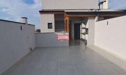 Cobertura à venda, 2 quartos, 1 suíte, 2 vagas, Campestre - Santo André/SP