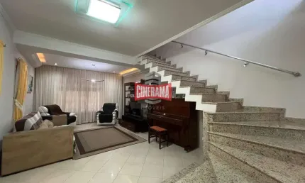 Sobrado à venda, 3 quartos, 2 suítes, 4 vagas, olímpico - são caetano do sul/sp
