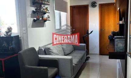 Cobertura à venda, 1 quarto, 1 vaga, Vila Palmares - Santo André/SP