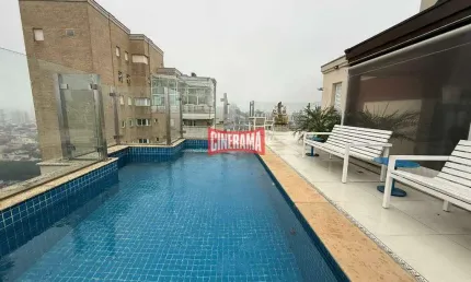 Cobertura à venda, 4 quartos, 4 suítes, 8 vagas, Jardim - Santo André/SP