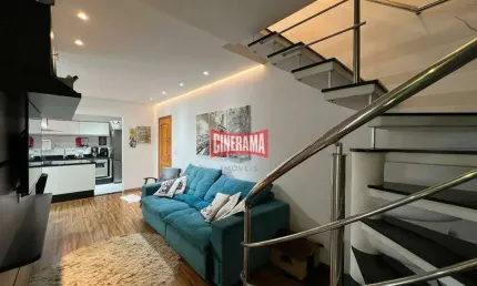 Cobertura à venda, 2 quartos, 1 suíte, 3 vagas, santa maria - são caetano do sul/sp