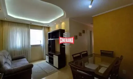 Apartamento para aluguel, 3 quartos, 1 vaga, Fundação - São Caetano do Sul/SP