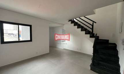 Cobertura à venda, 2 quartos, 1 suíte, 2 vagas, Vila Assunção - Santo André/SP