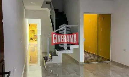 Sobrado à venda, 3 quartos, 1 suíte, 2 vagas, Vila Camilópolis - Santo André/SP