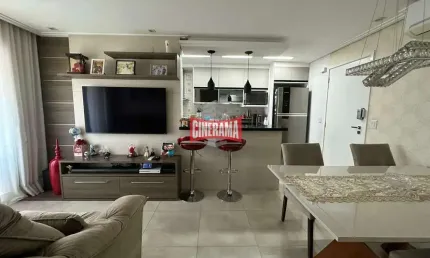 Apartamento à venda, 2 quartos, 1 suíte, 1 vaga, Campestre - Santo André/SP