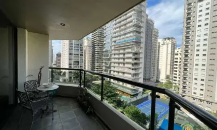 Lindo apartamento 3 suítes, 4 vagas, 9o.andar vista parque do povo itaim