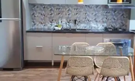Charmoso Apartamento Mobiliado 1 dorm no Address Granja Viana