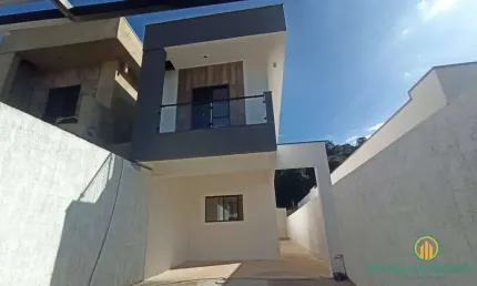 Casa 3 dormitórios, sendo 1 suíte, nova estilo moderno