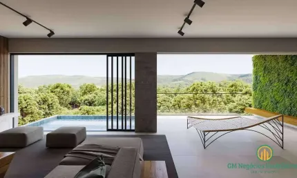Casa com 4 suítes Zero Km! Moderna, integrada, linda vista!
