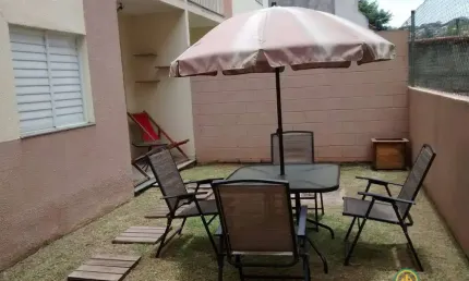 Apartamento garden raro região central de cotia com móveis planejados lindo