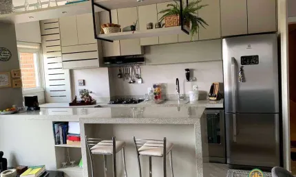 Lindo apartamento 2 dorms/1ste - Cond. Address Granja Viana