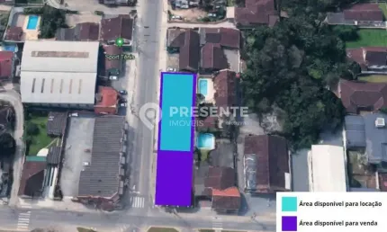 Terreno à venda na Rua Quinze de Novembro, 2622, Glória, Joinville