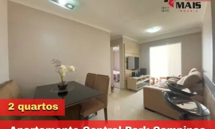 Central Park Campinas, Apartamento 2 quartos, varanda, Vila Industrial