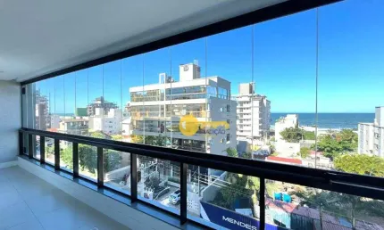 Maravilhoso apartamento com vista mar no praia brava