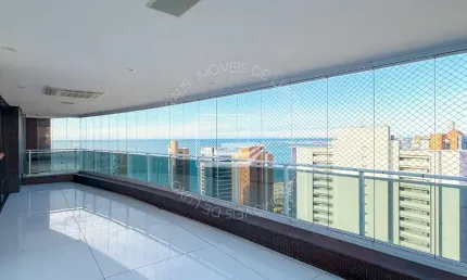 Apartamento 402m²,  vista mar, 4 suites, gabinete   + estar intimo, próximo a 300 metros da av. beira mar , 5  vagas