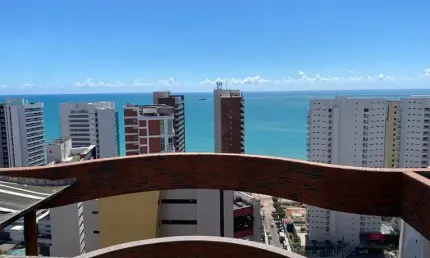 Cobertura 540m², vista mar, 5 suites, piscina na varanda, 8 vagas paralelas,  á 300 metros da av. beira mar